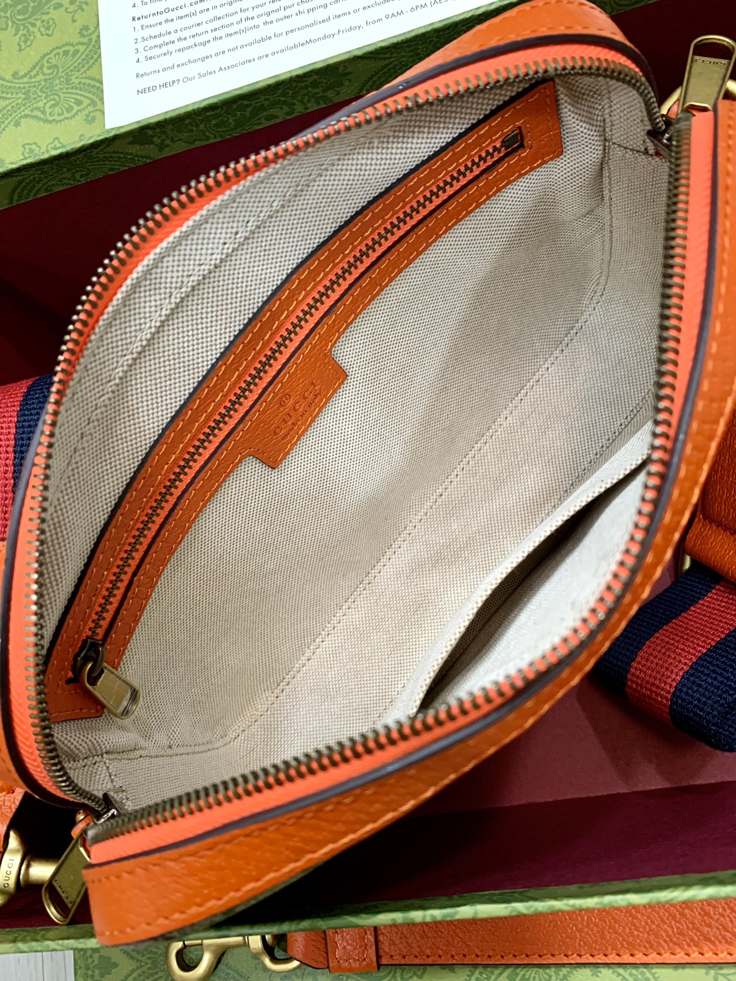 G*u*i ophidia bag-23.5x 16 x 4.5cm