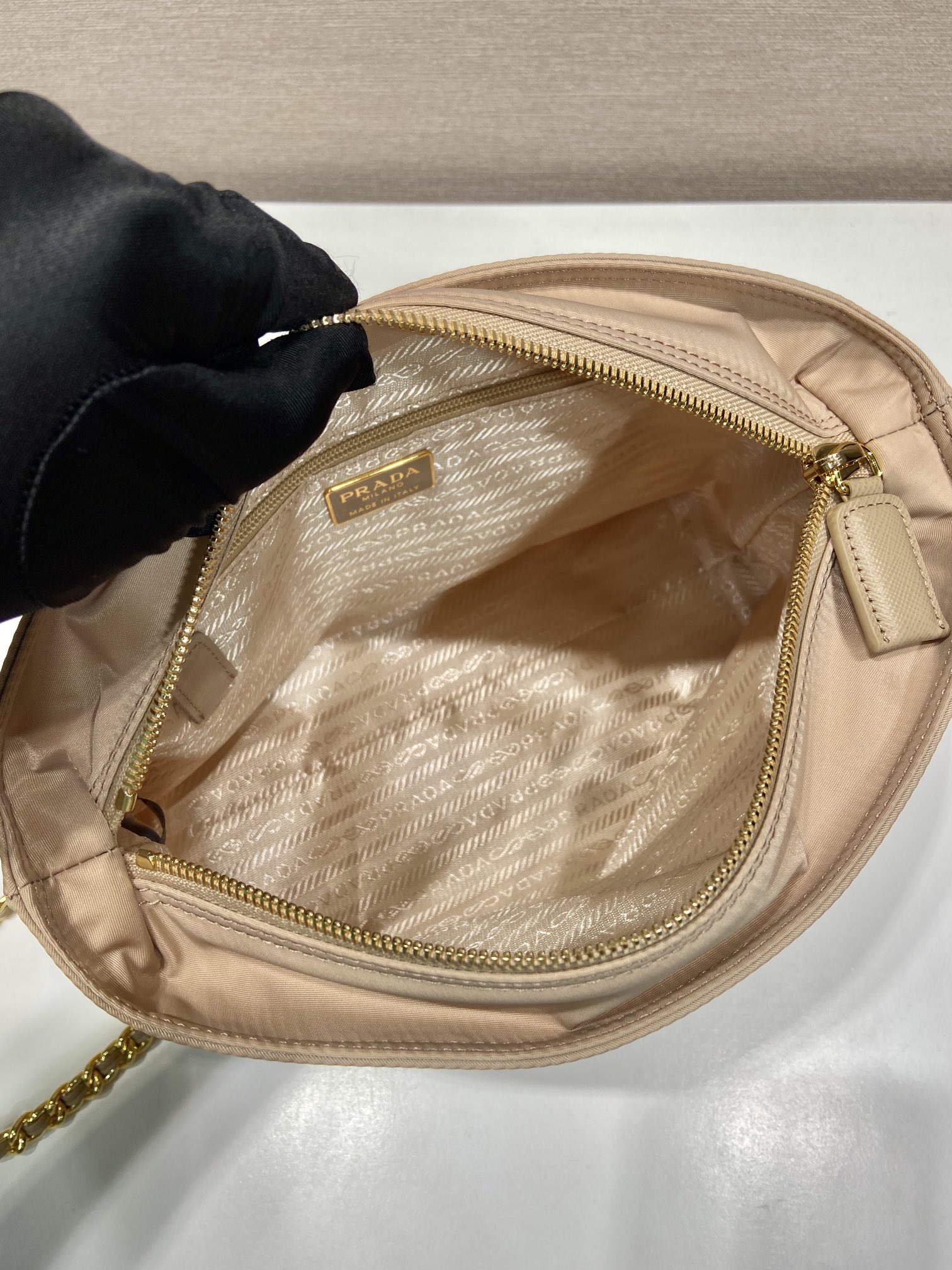 Pra*a vintage tote bag-1bd645-25*21*8cm