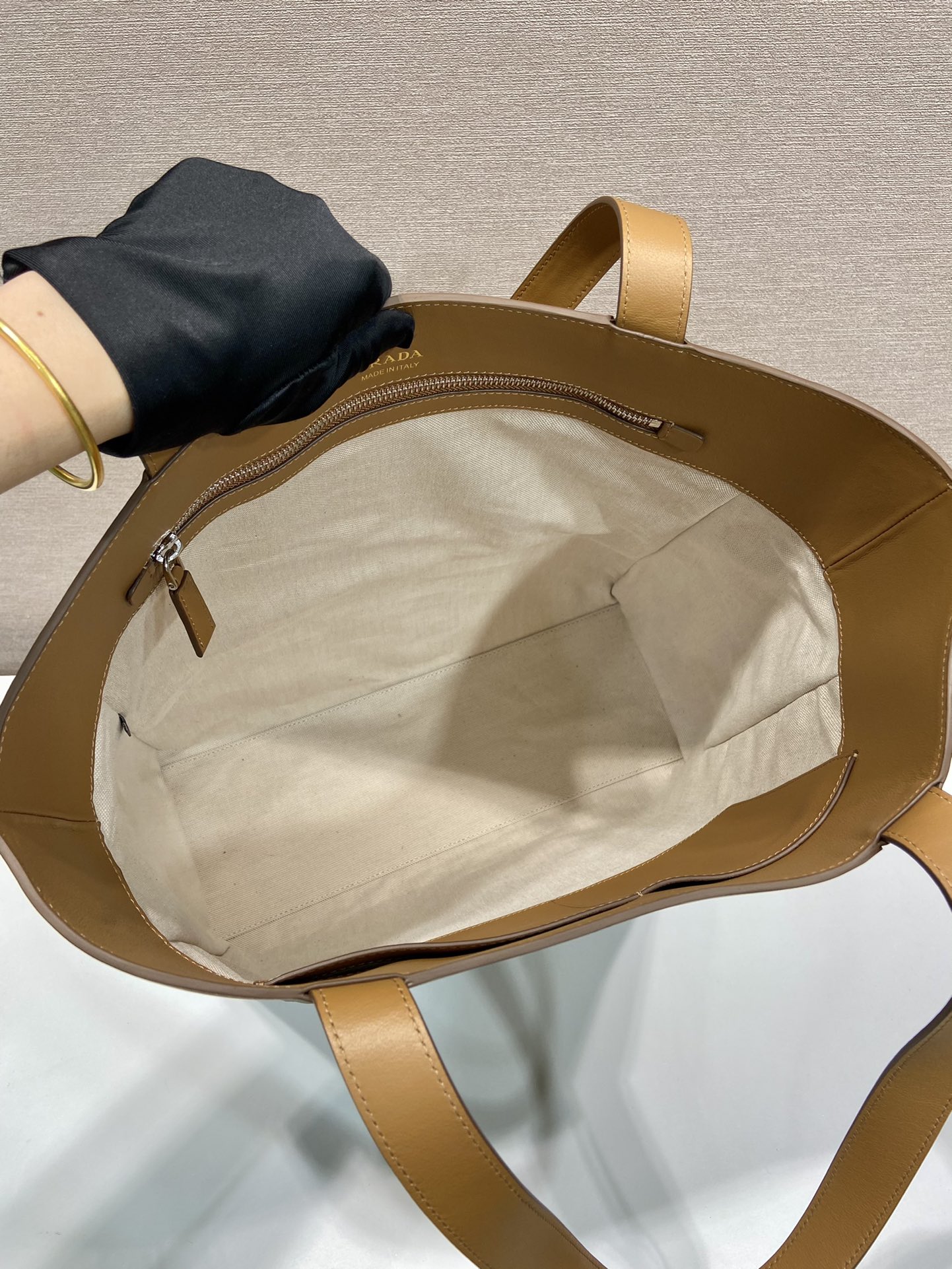 Pra*a 2vg122 tote bag-38*42*17cm