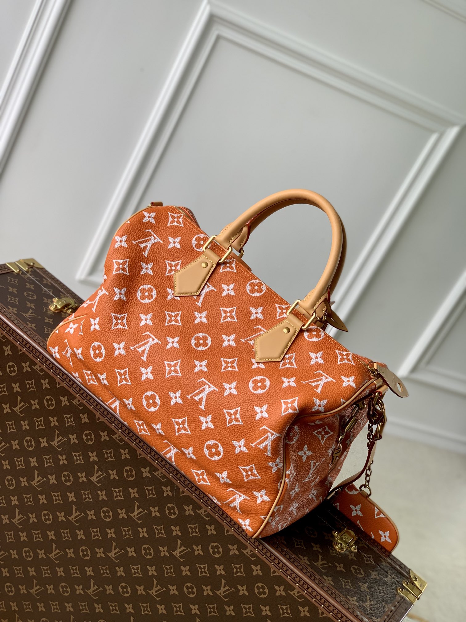 l0*is V*t0n speedy p9 bandoulière 40 monogram leather -40 x 26 x 23cm