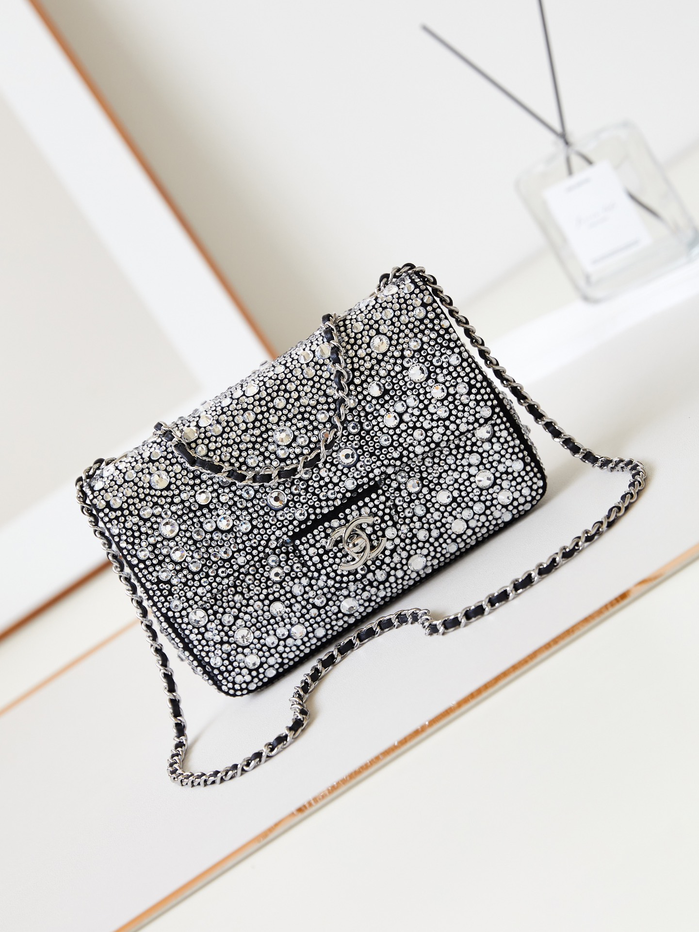 Ch@nel Flap Bag-12.5*17*5CM