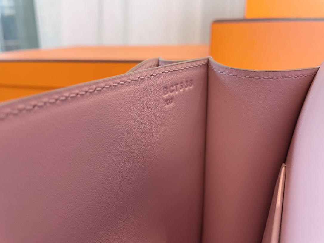 H**mes constance epsom leather-19cm