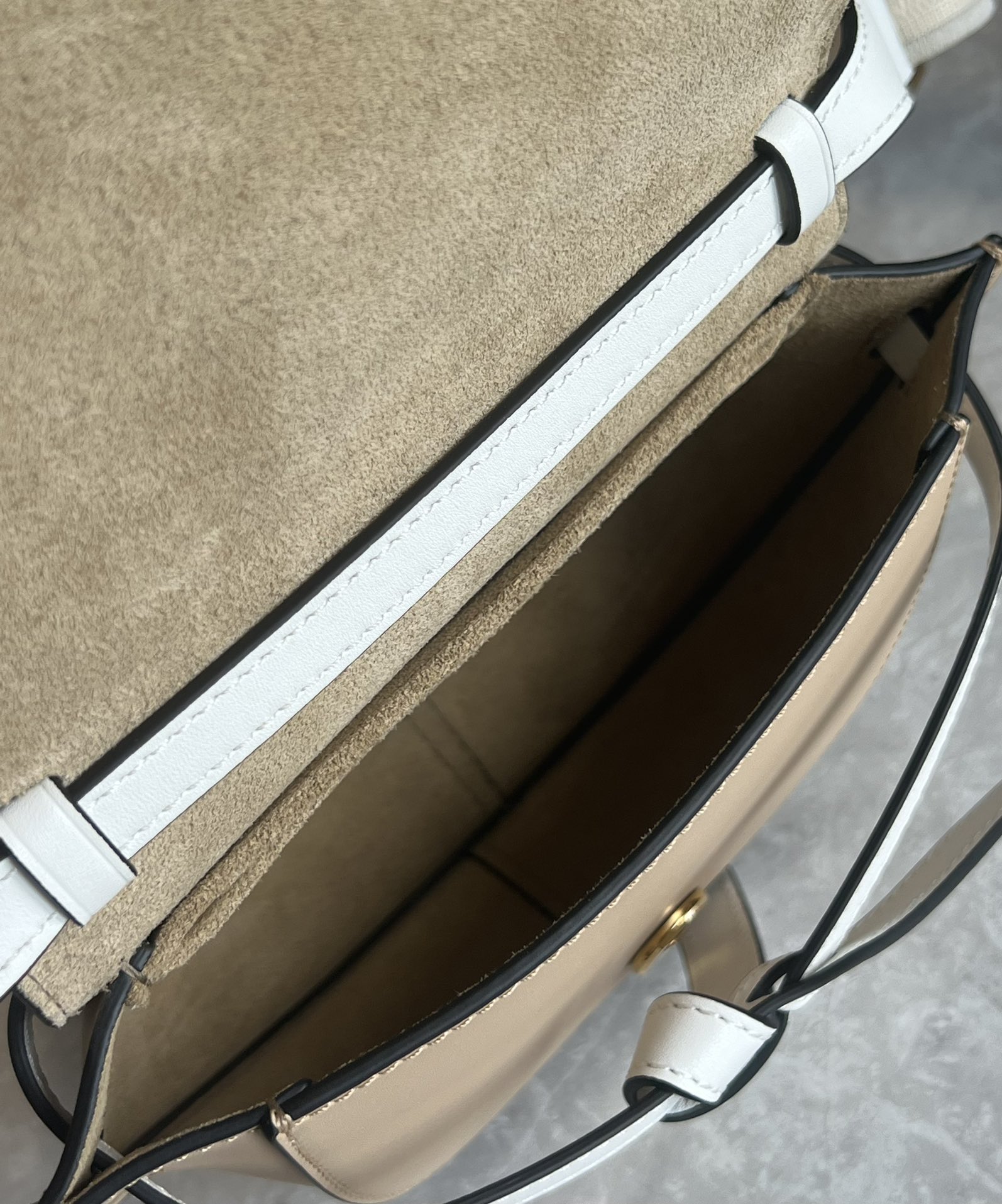 L0ew* mini puzzle gatedual bag-21*12.5*9cm