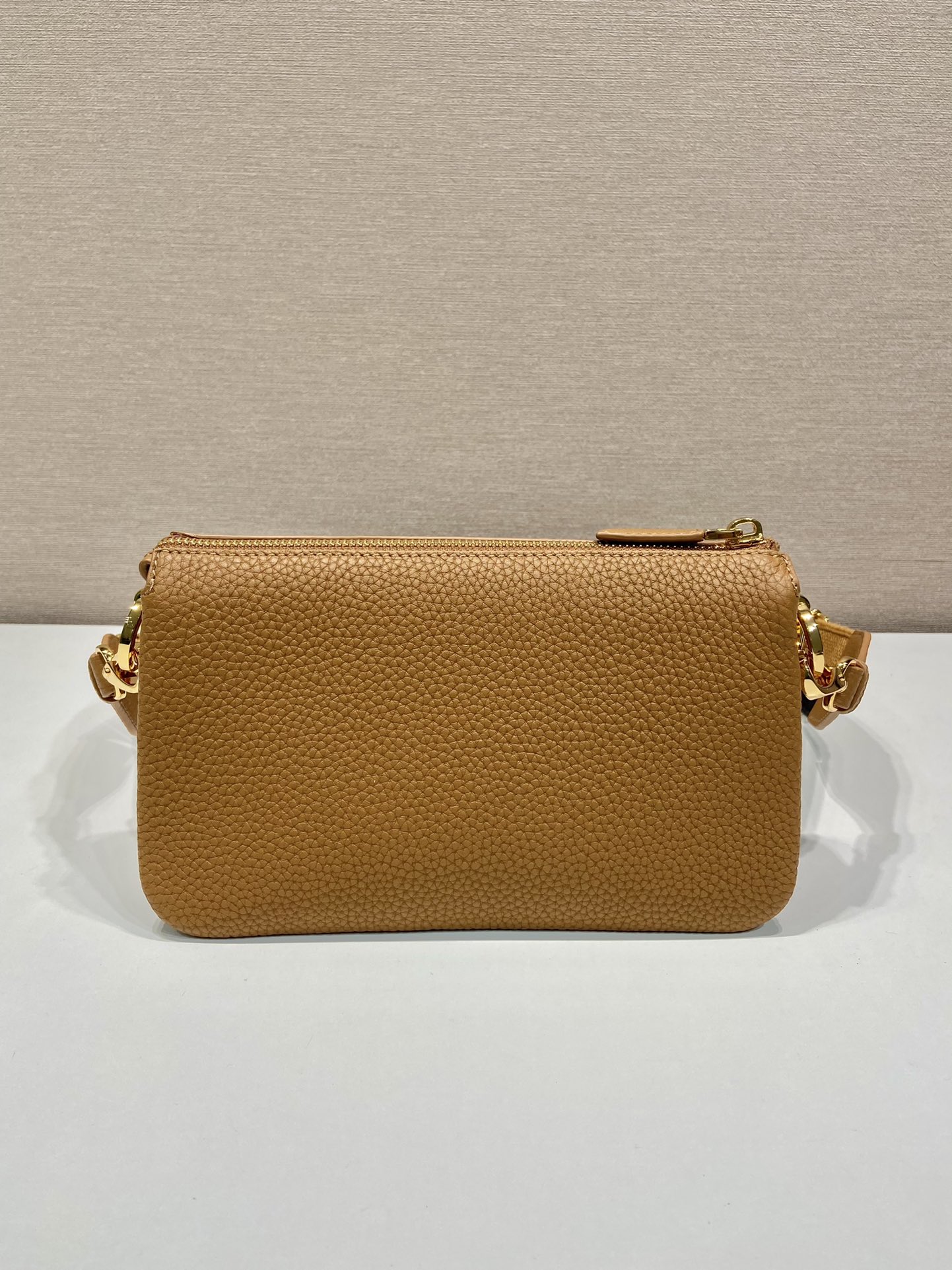 Pra*a leather shoulder bag-1bh194-25*14*6.5cm