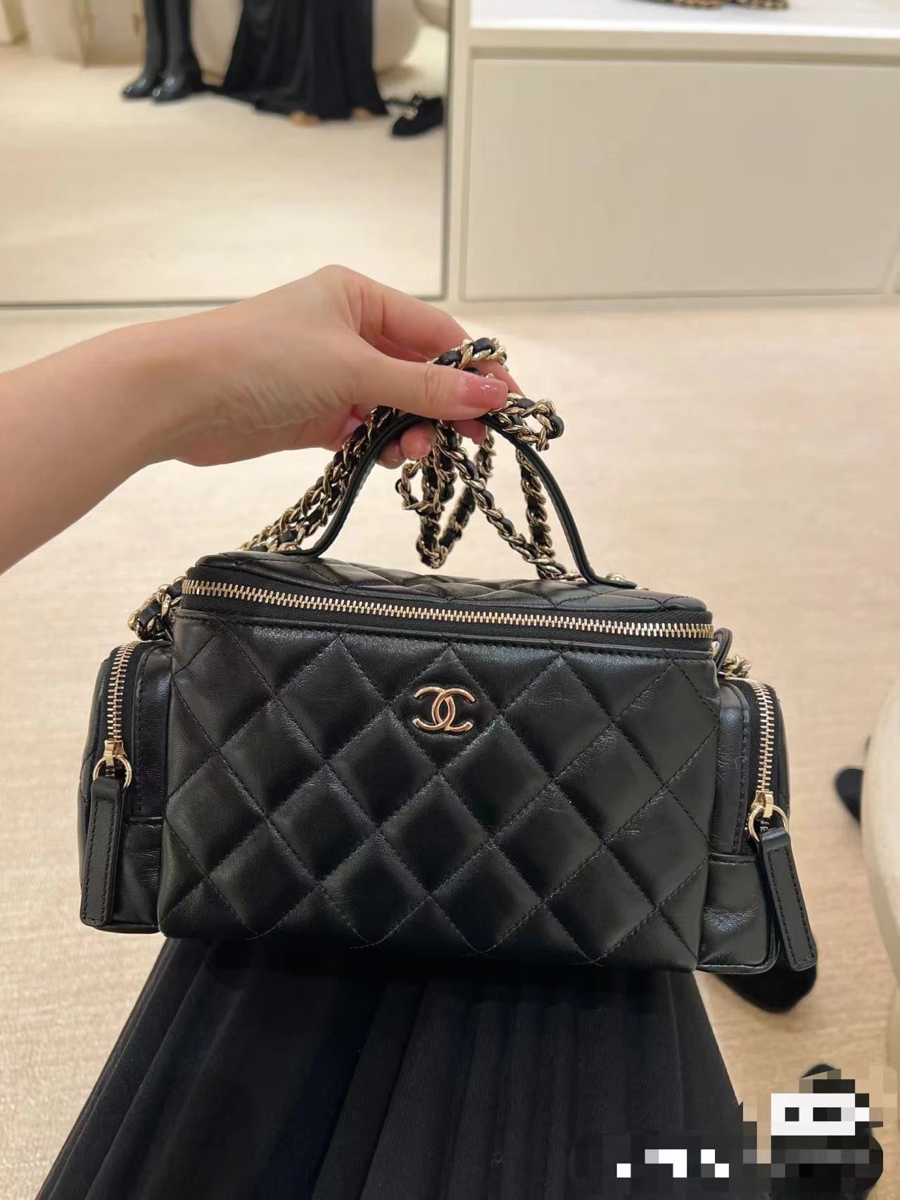 Ch@nel Cosmetic Bag-23x12x10CM