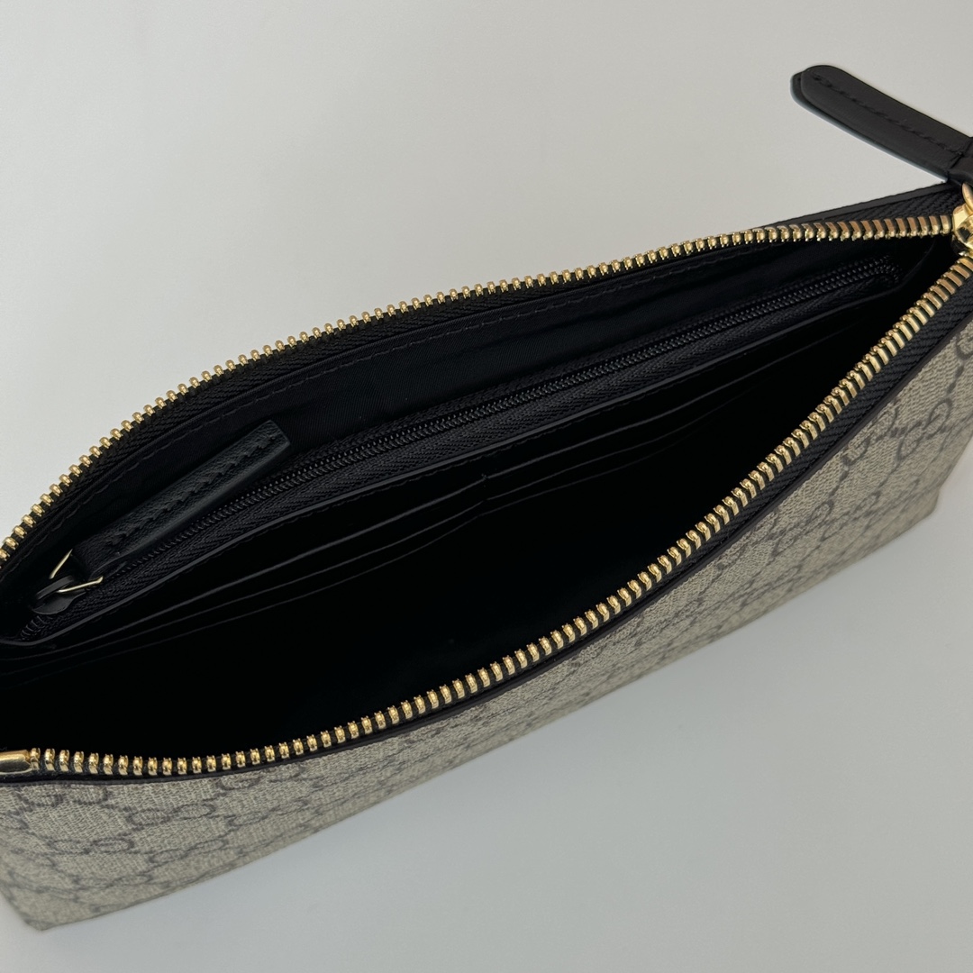 Gvc*1 gg svp*me monogram wrist wallet-22.5*13*2.5cm