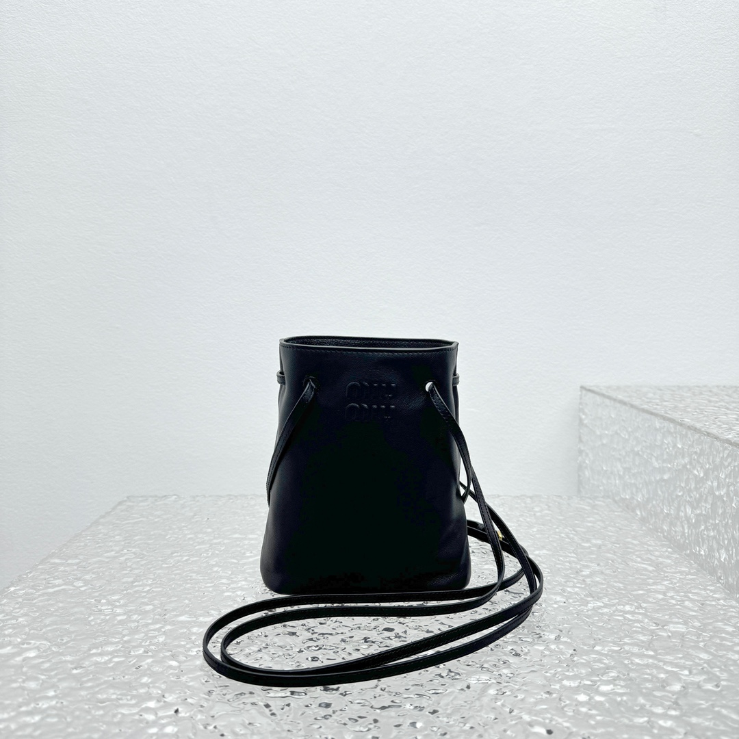 M1um1u nappa bag -14*17*6cm