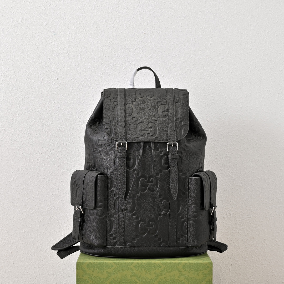 Gvc*1 medium jumbo gg backpack-black-41*34*12cm