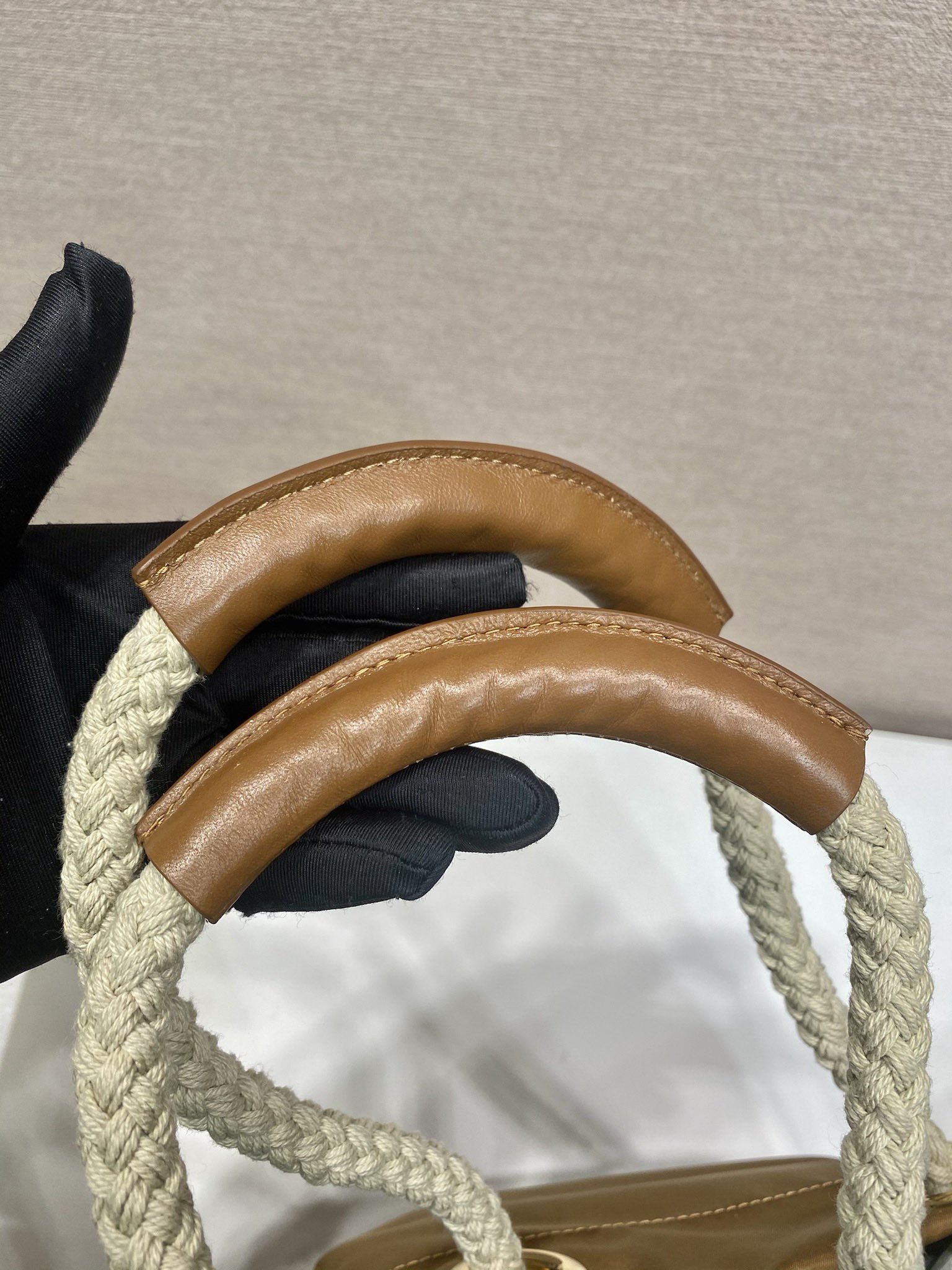 Pra*a re-nylon bucket-23.5*28*16.5cm