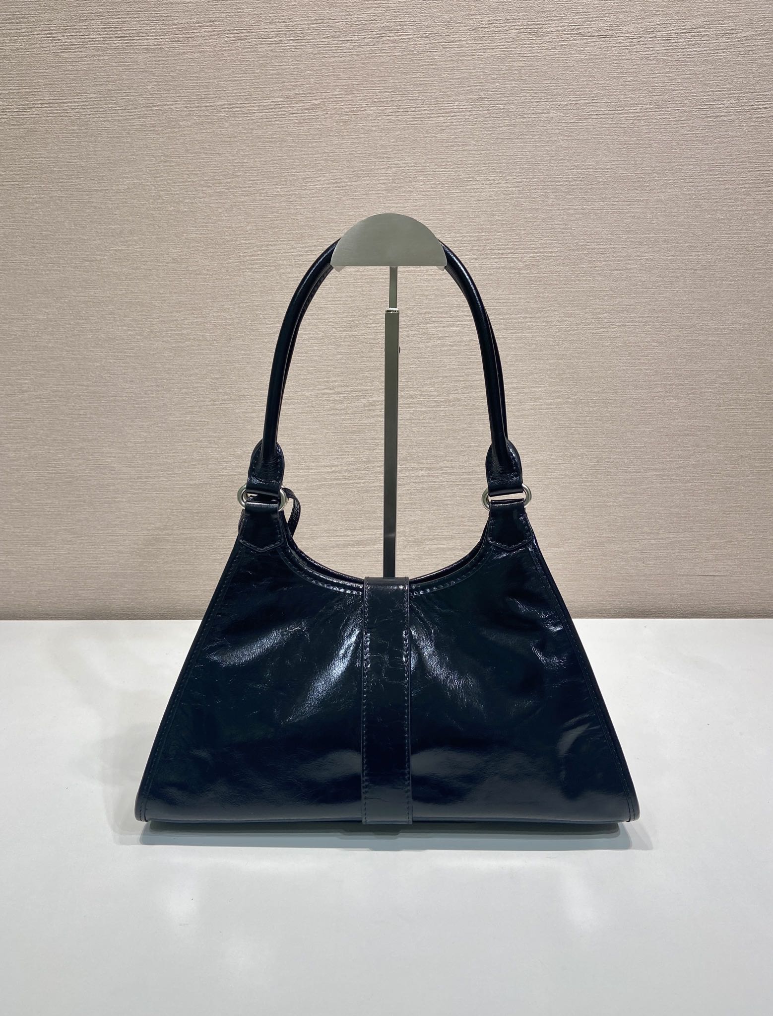 Pra*a leather tote bag-1bg563-30.5*17.5*9cm