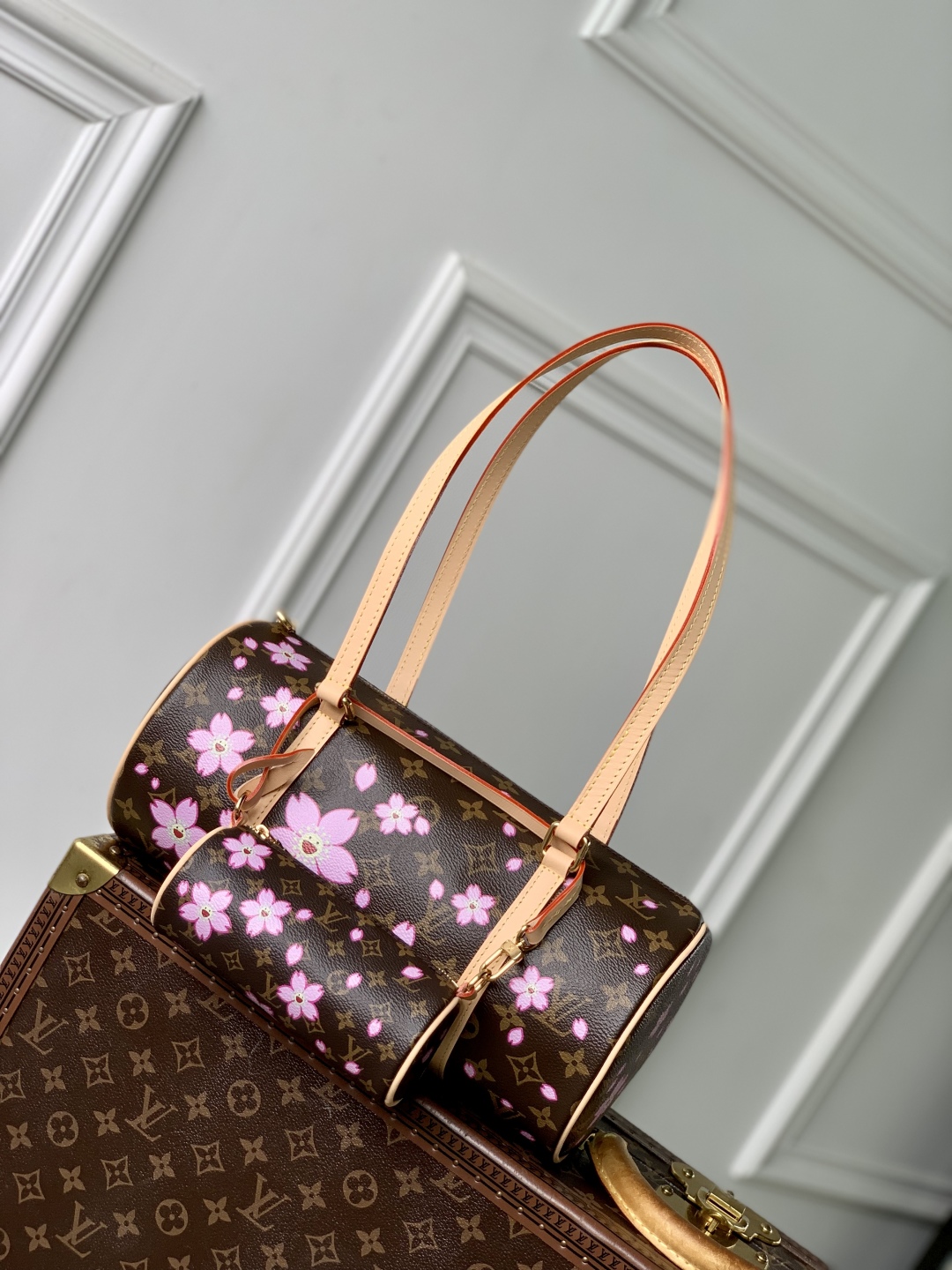 l0vis Vvtt0n m13097 papillon handbag-27*13*13cm