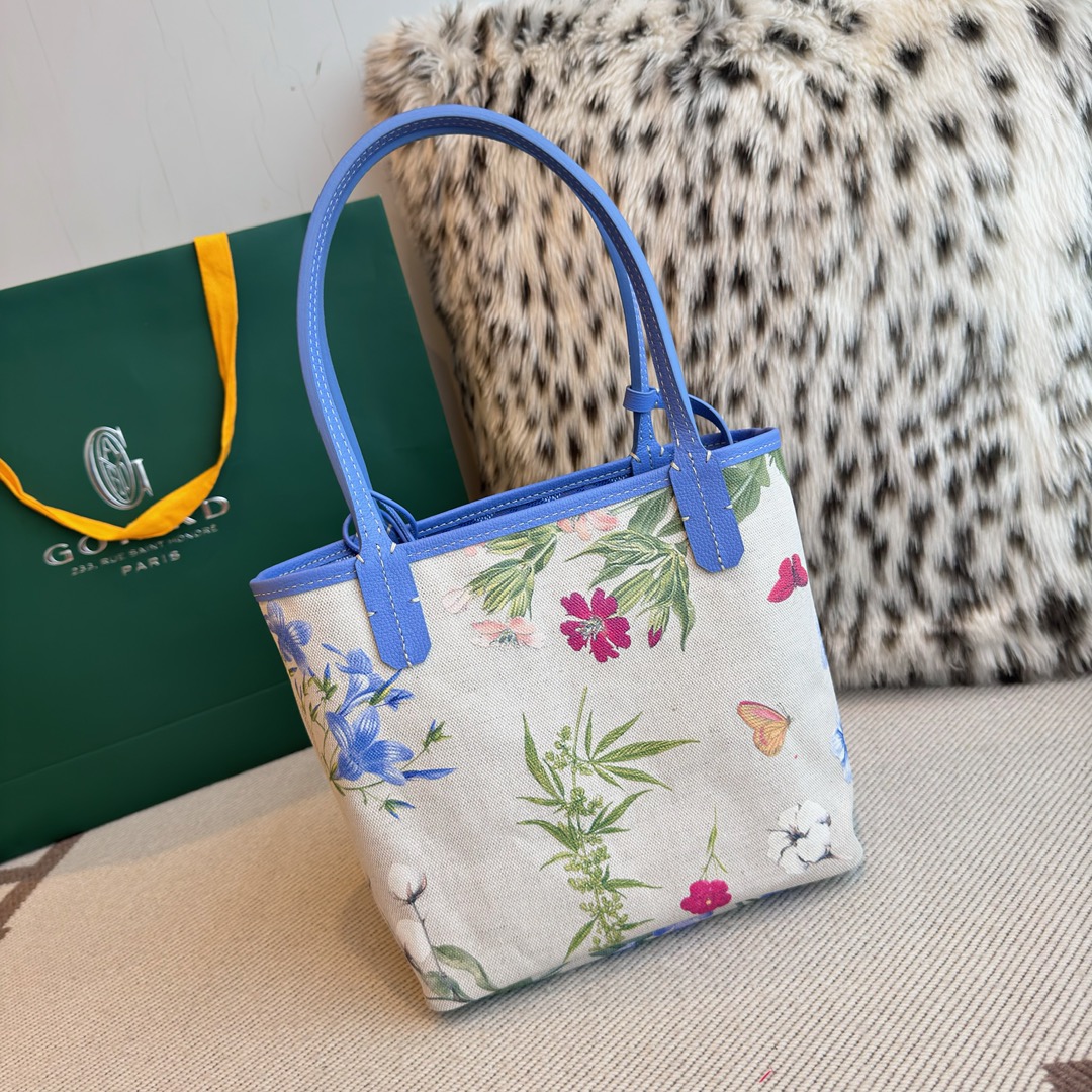 G09ard fuchsia pink reversible st. l0vis tote bag-20.5x9x20cm