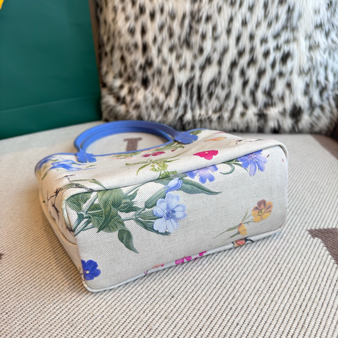 G09ard fuchsia pink reversible st. l0vis tote bag-20.5x9x20cm