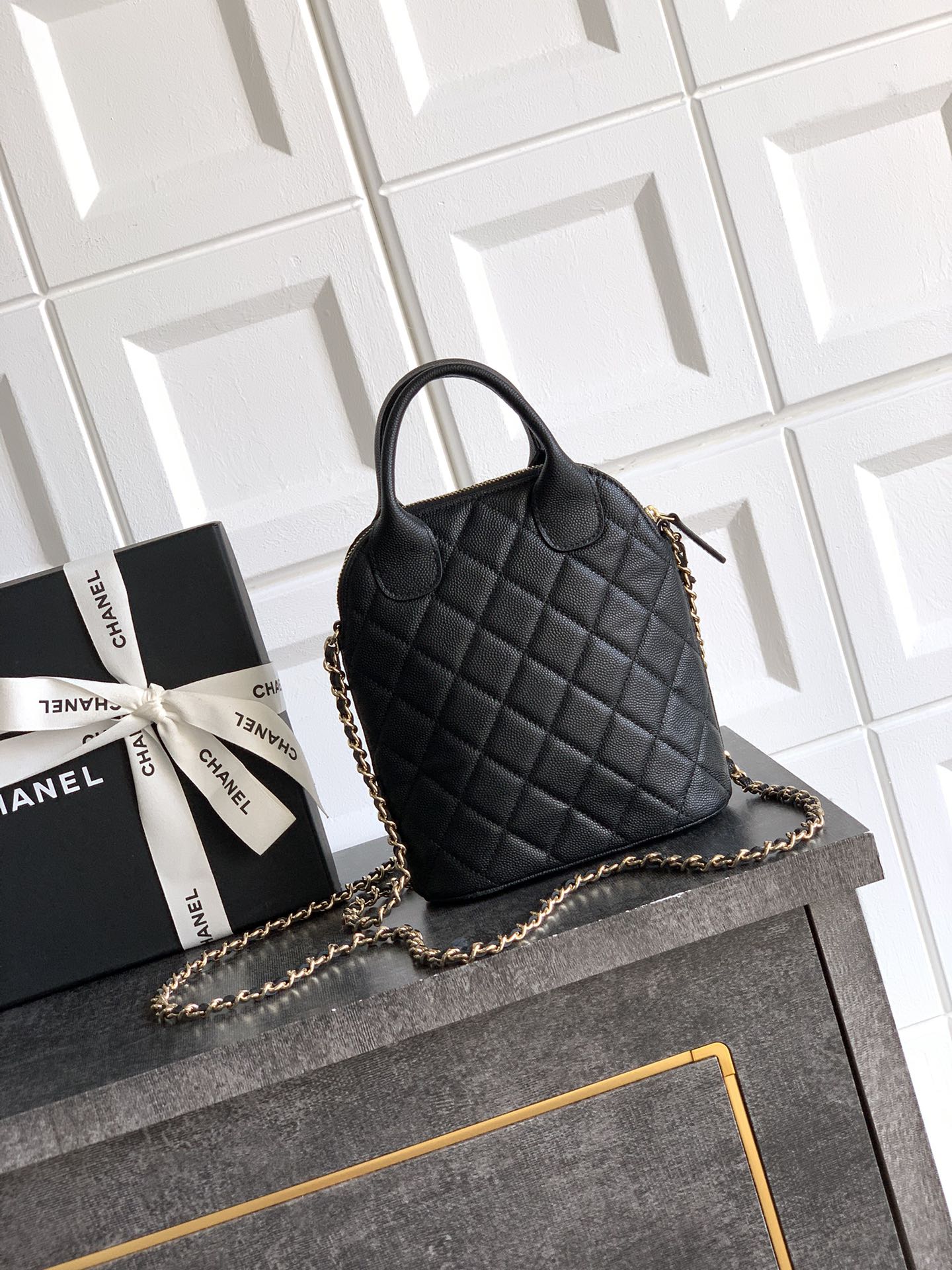 Ch@nel Clutch With Chain-18x17x6CM