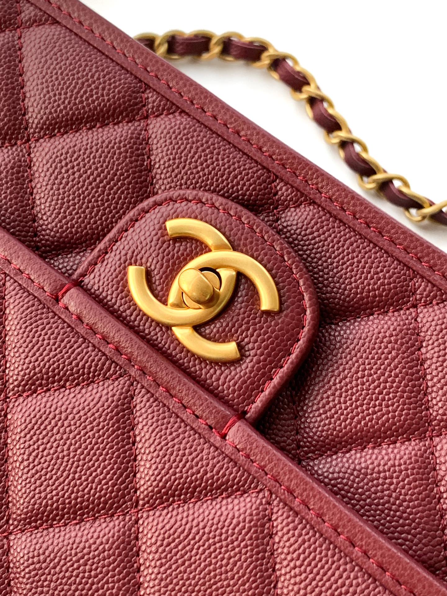 Ch@nel Flap Bag- 16.5×25× 8.5CM