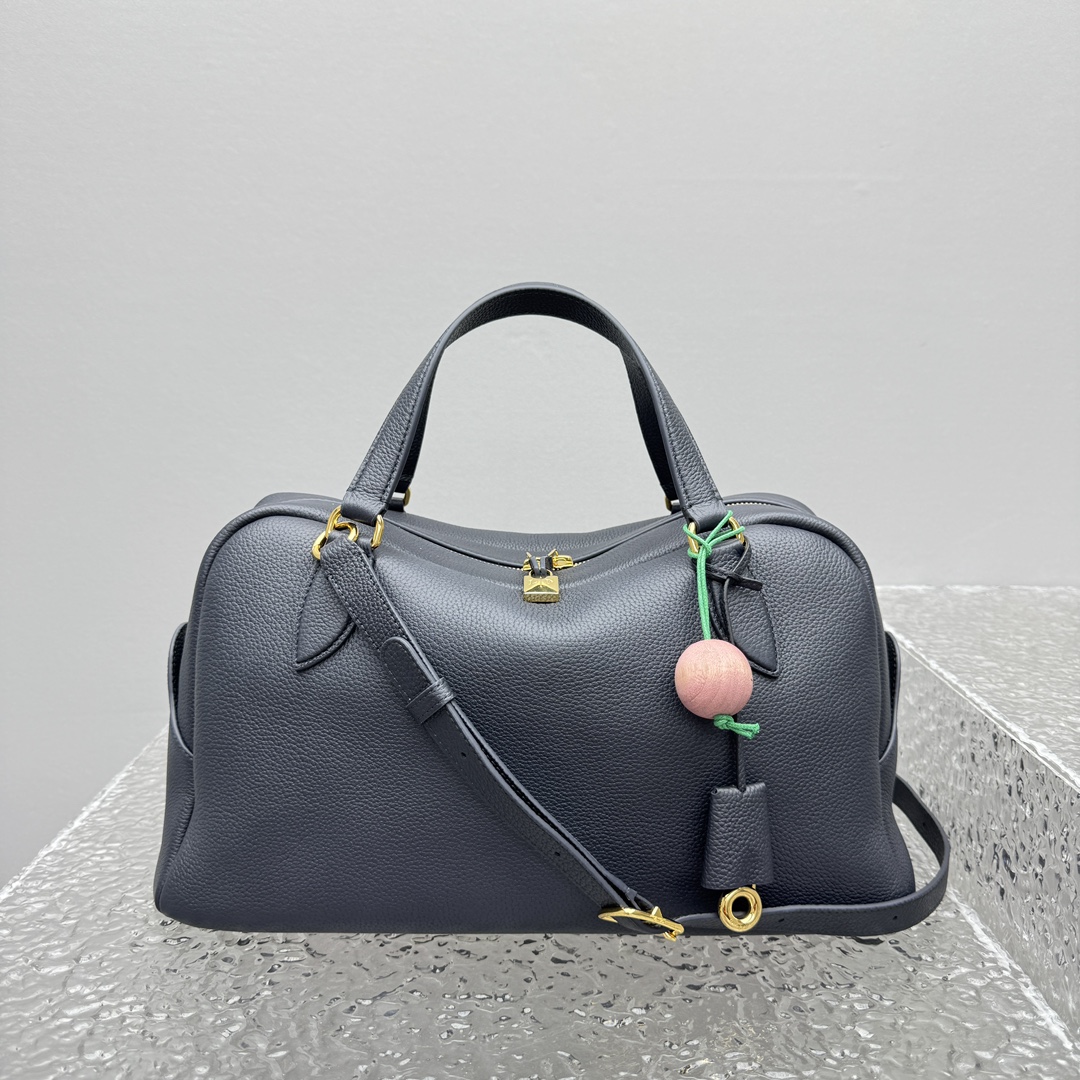 L0r0 P1ana needle bag(navy blue)-38*21*18cm