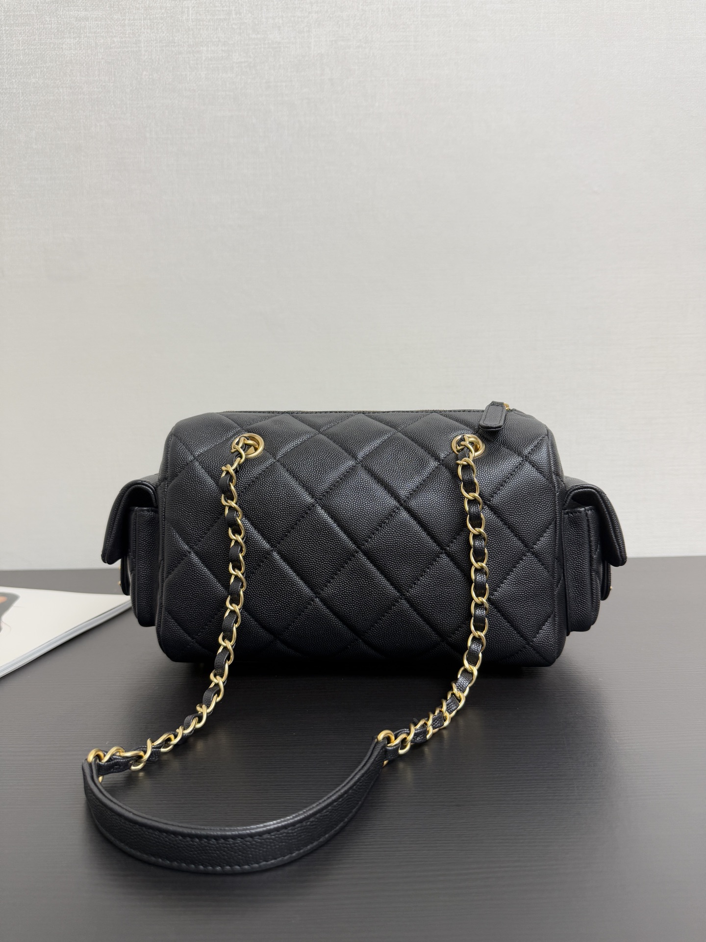 Ch@nel Bowling Bag-15.5*24*11.5cm