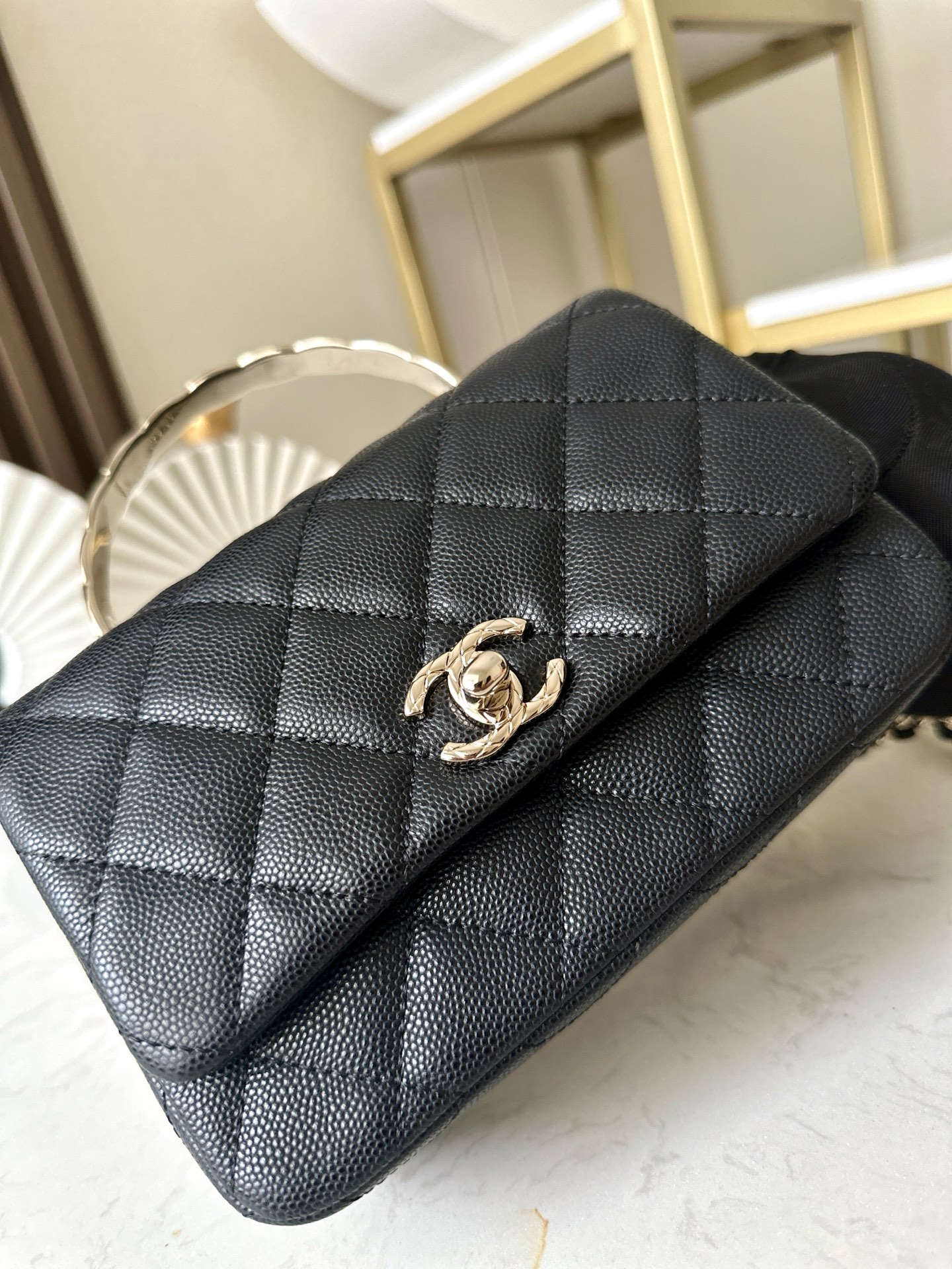 Ch@nel Flap Bag-12*18*6.5*cm
