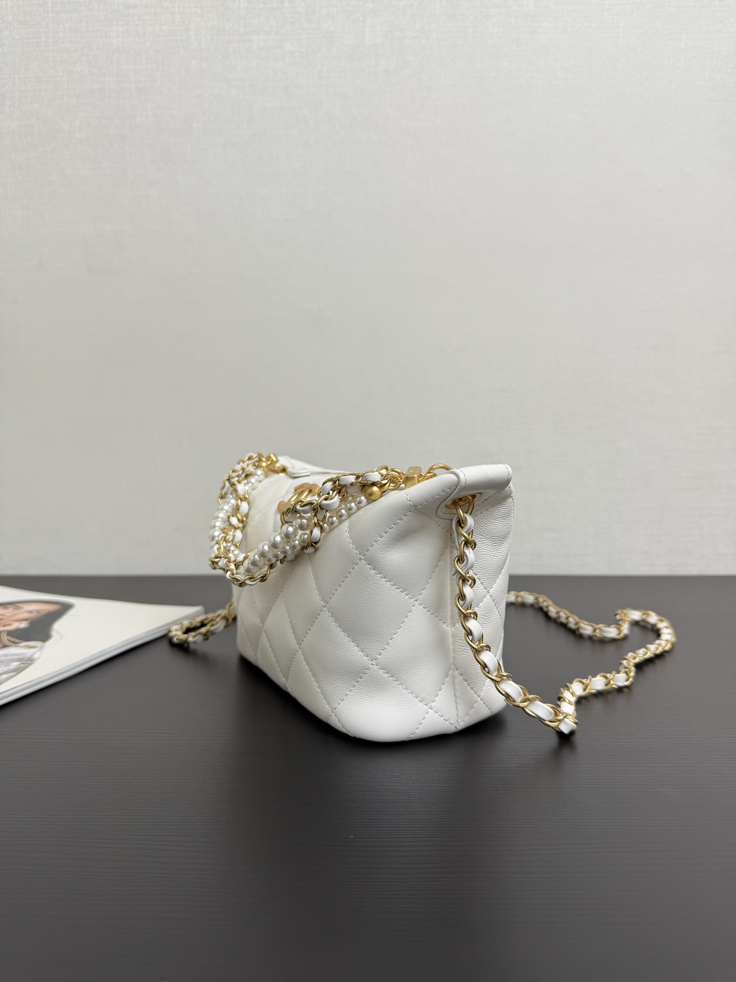 Ch@nel Hobo Handbag-13*23.5CM