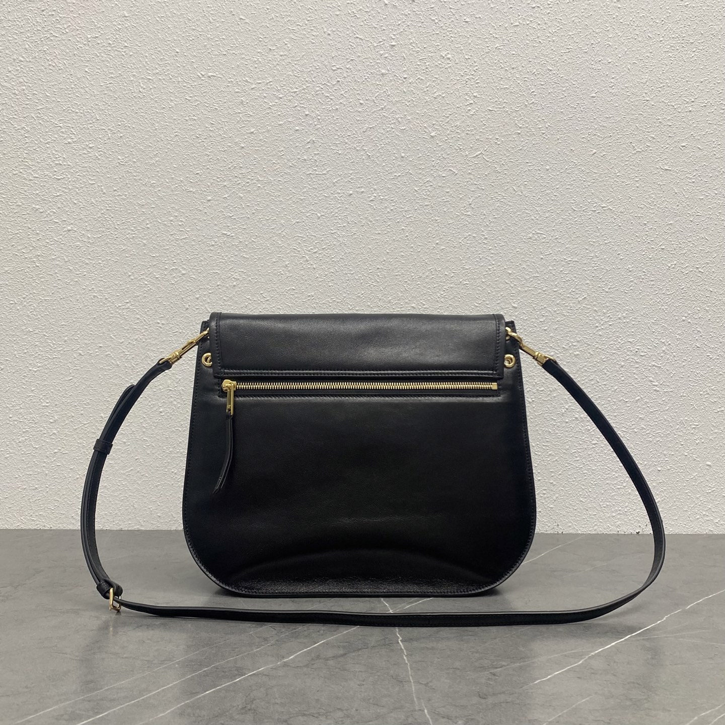 Celin* Soft Triomphe Besace Leather Shoulder Bag-32x7x27CM