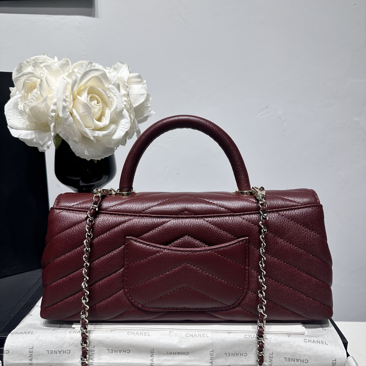 Ch@nel Coco Handle Flap Bag-32CM