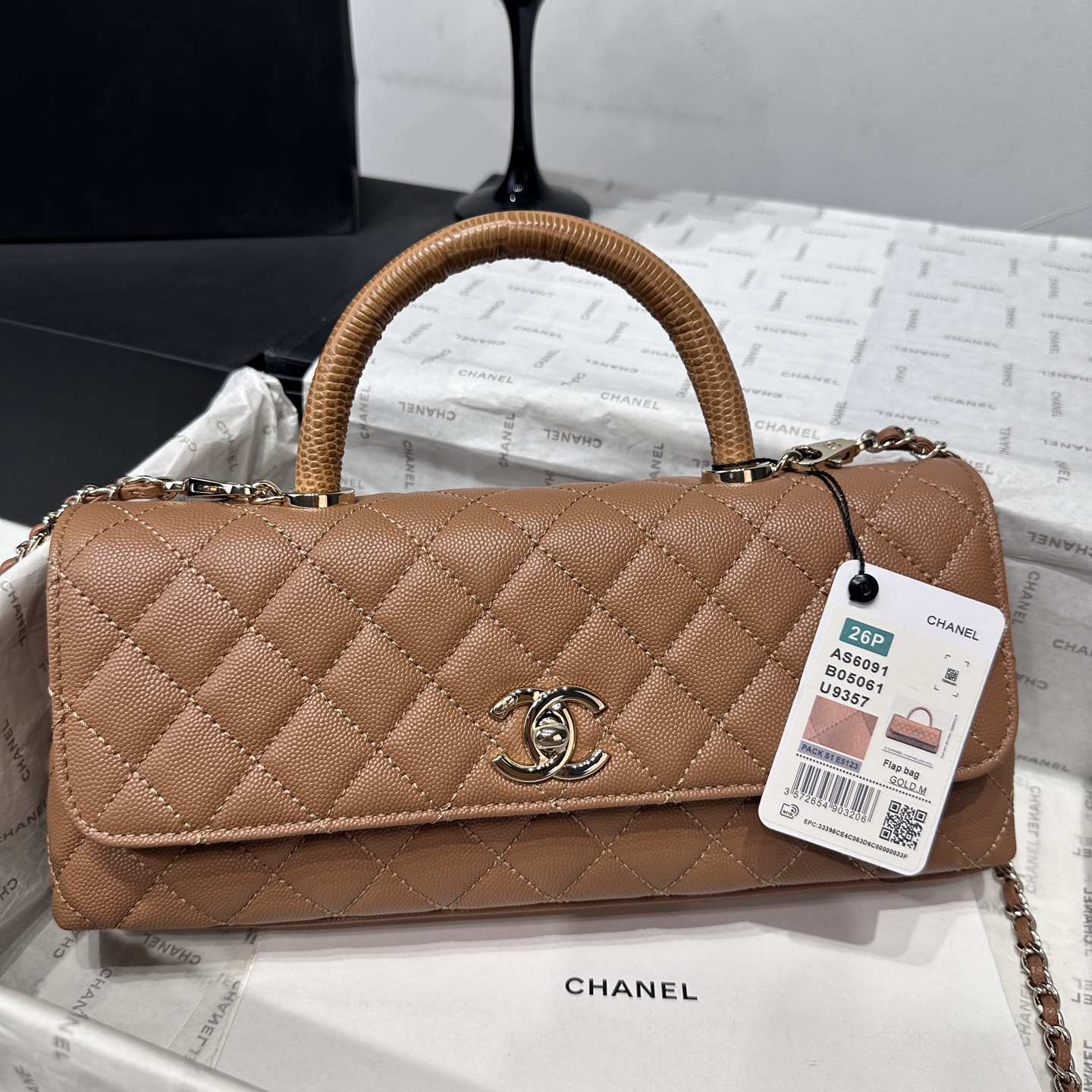 Ch@nel Coco Handle Flap Bag-32CM
