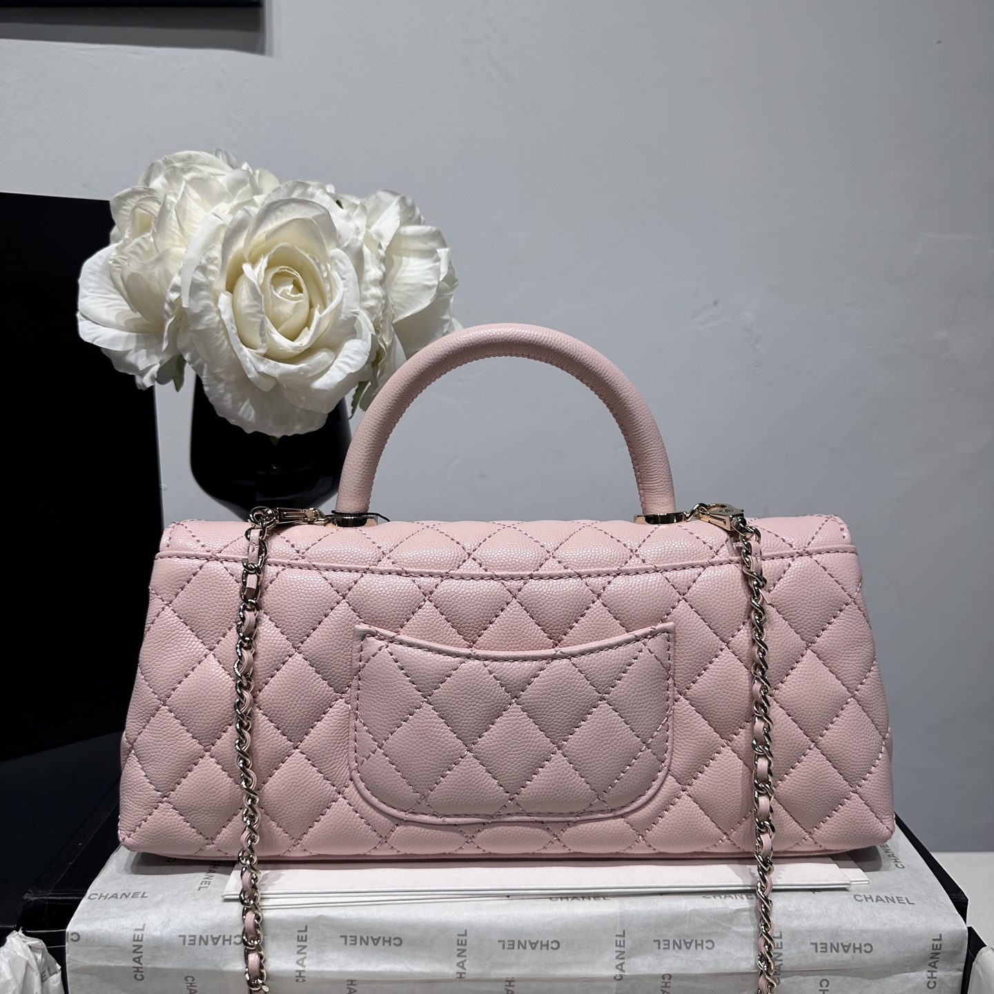 Ch@nel Coco Handle Flap Bag-32CM