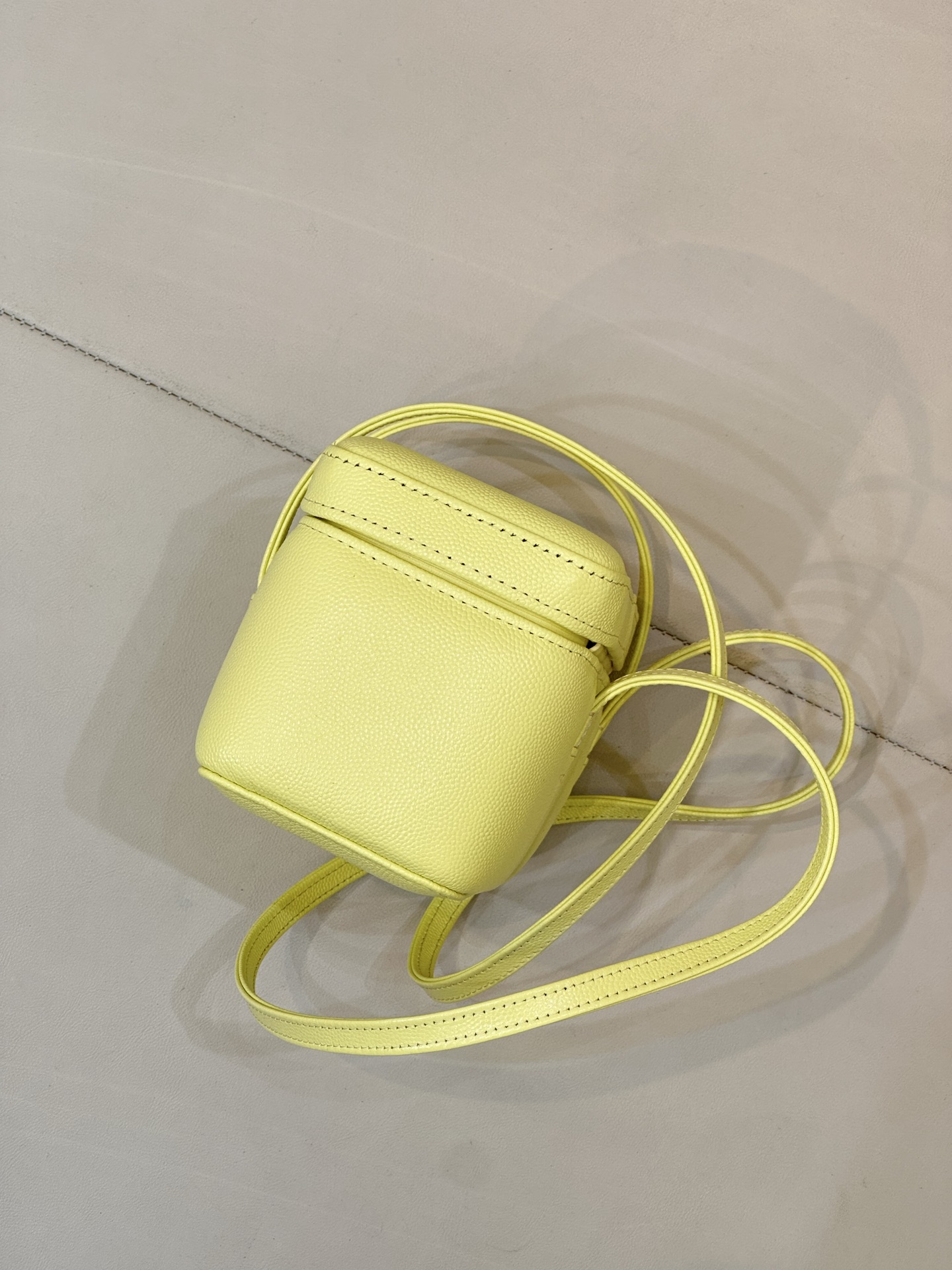 Ch@nel Long Vanity With Leather Strap-19CM