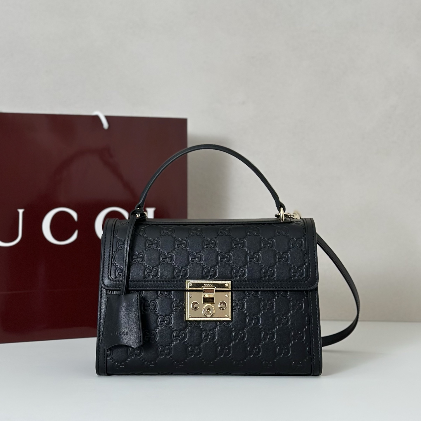 Gvc*1 Padlock Tote Bag-26*18*11.5CM