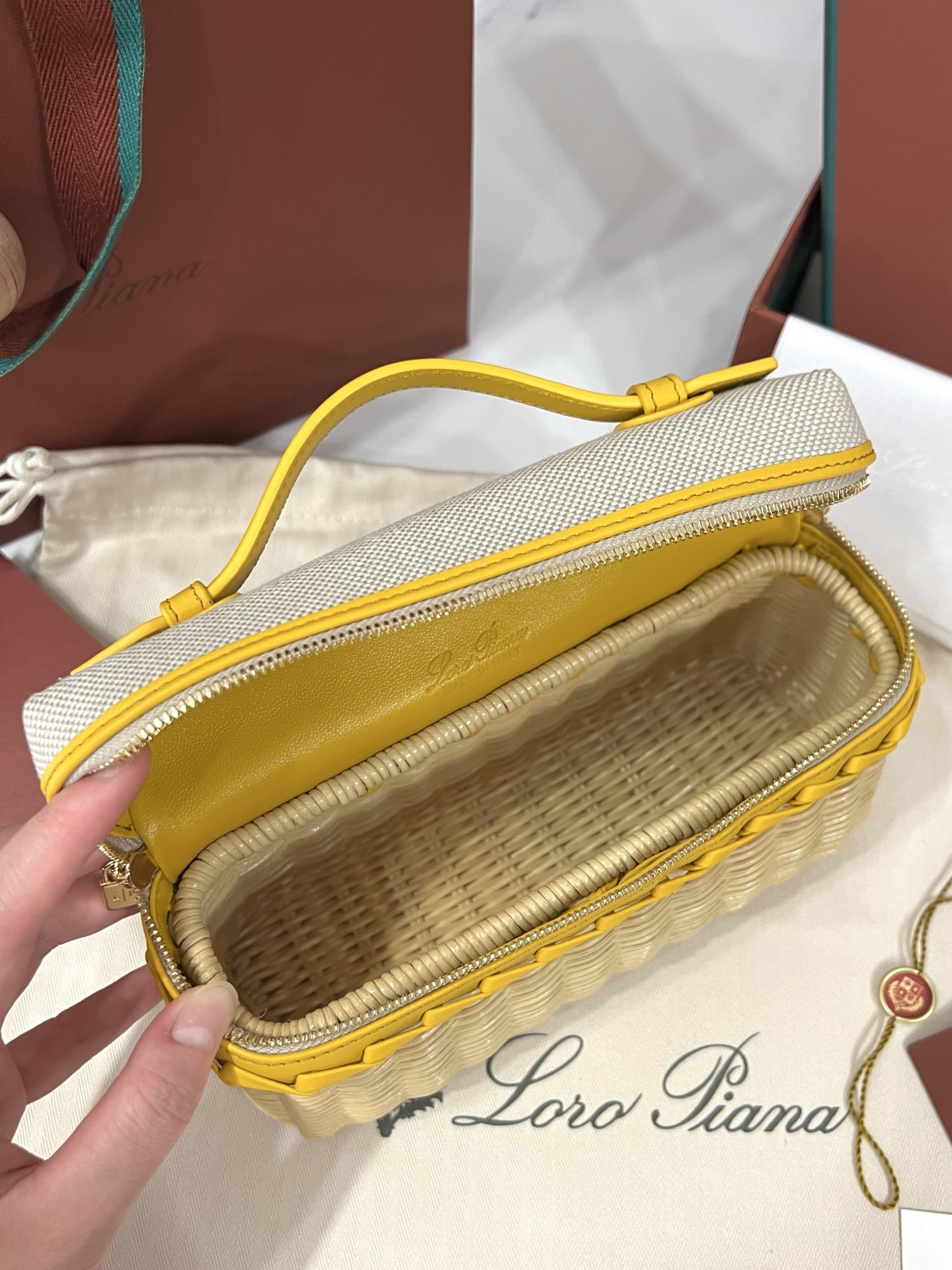 L0r0 P1ana Extra pocket L19 Bag-19*7*12CM