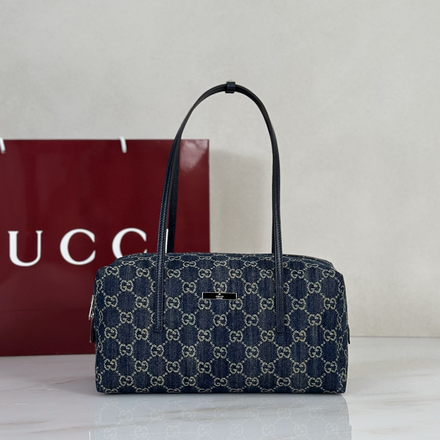 Guc*ci Melrose Medium Boston Bag-29*14*15CM