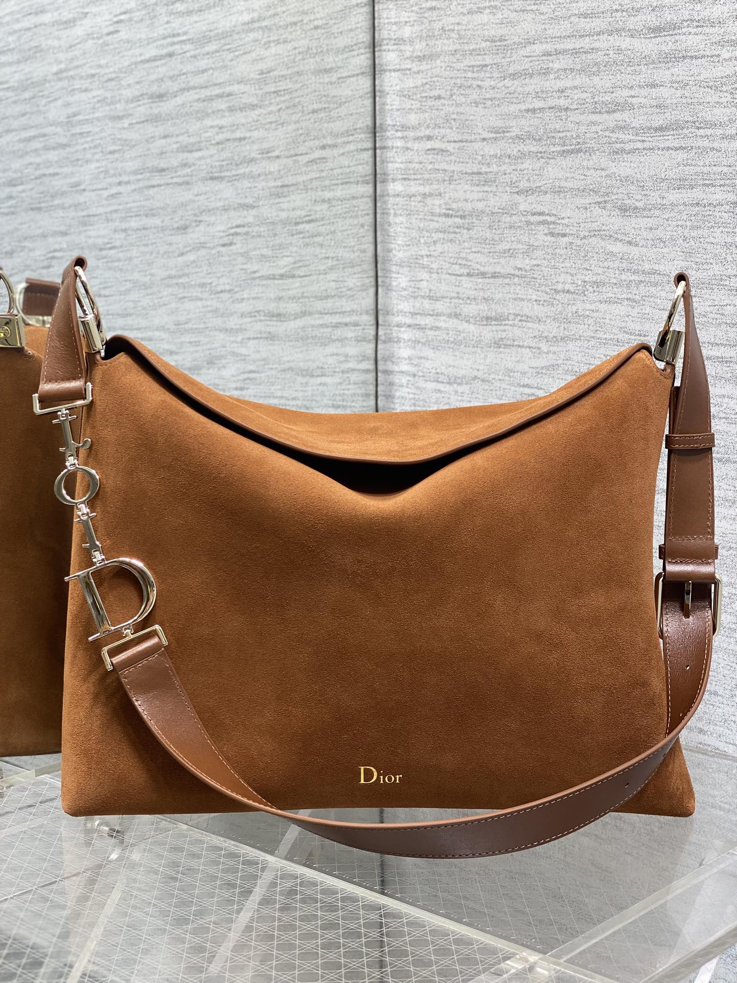 Diro 2026ss Chrustian Hobo Bag(Gold)-28*24*8CM/33*27*9CM/39*29*11CM