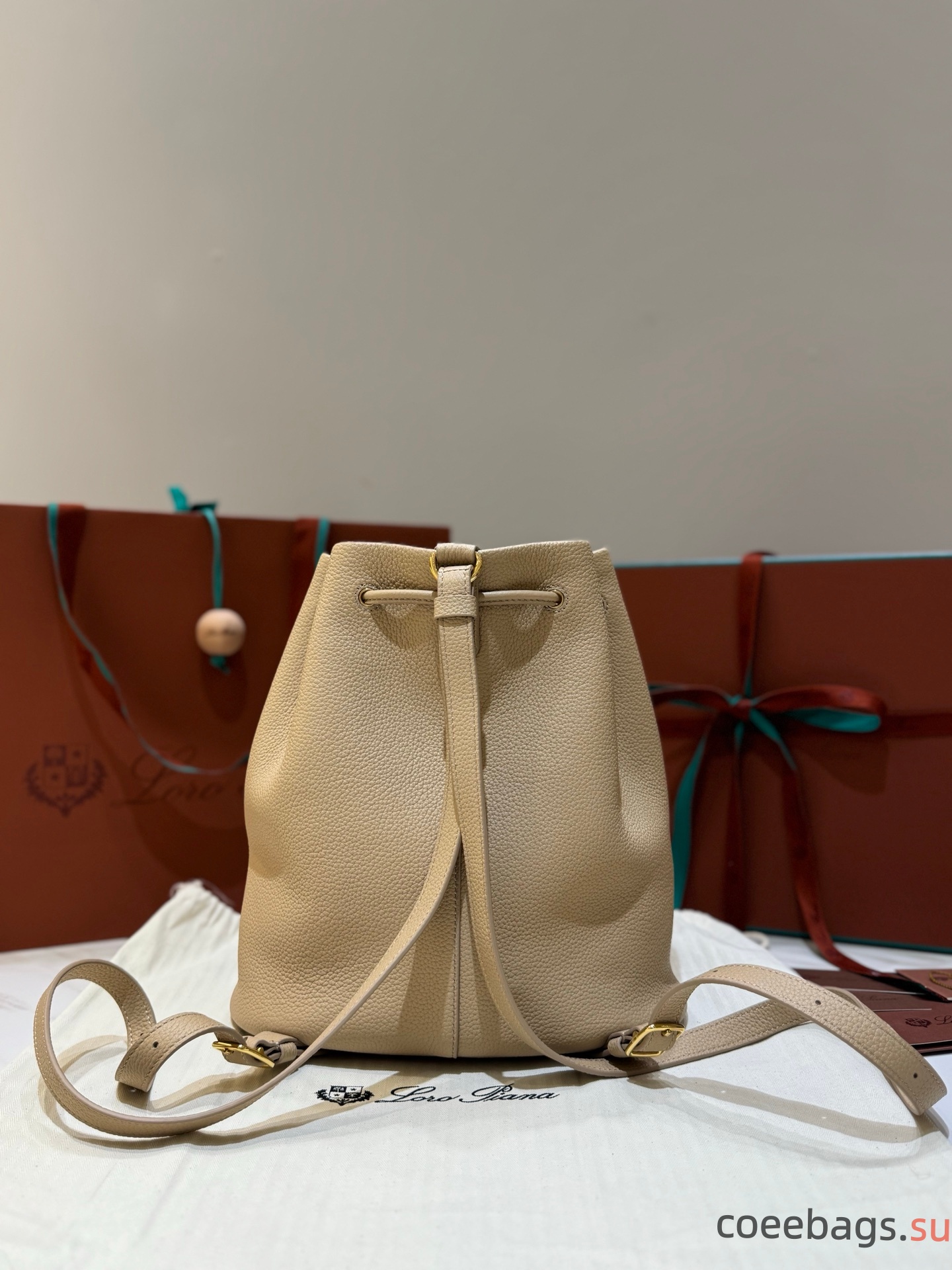 L0r0 P1ana Extra Drawstring L27 Backpack-25x 27x14CM