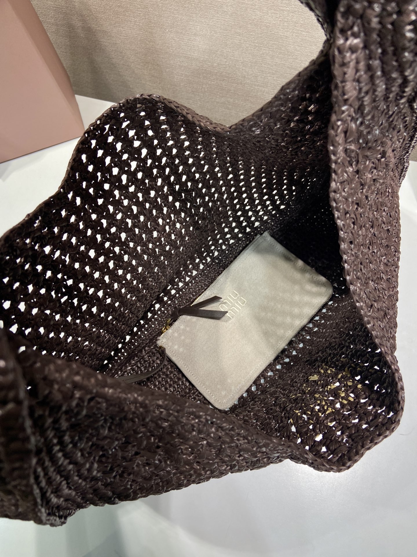 Miu Miu Crochet Hobo Bag-42.5*32*9CM