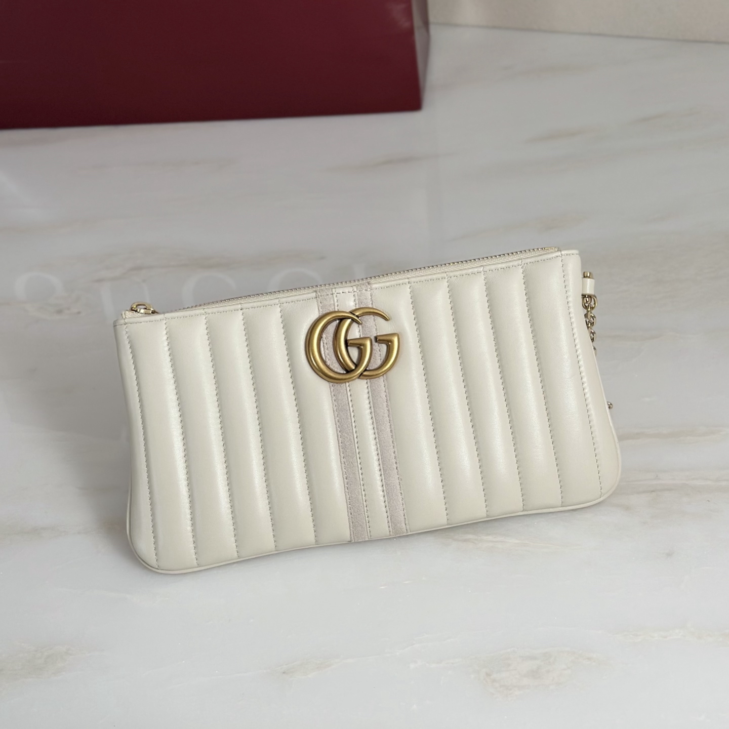 Gv*c* GG Marmont Pouch With Strap-26*13*1.5CM