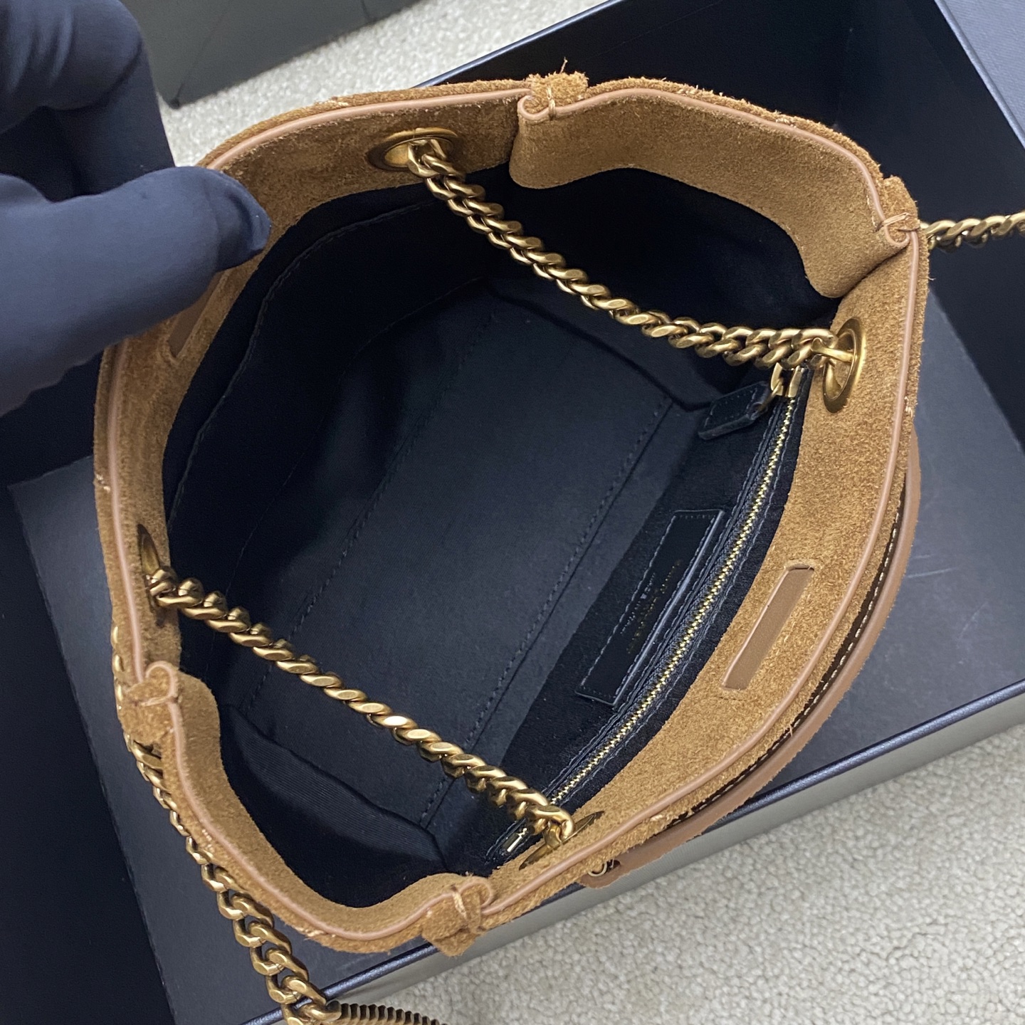 Y51 Niki Matelassé Shopping Tote-19x16x7CM