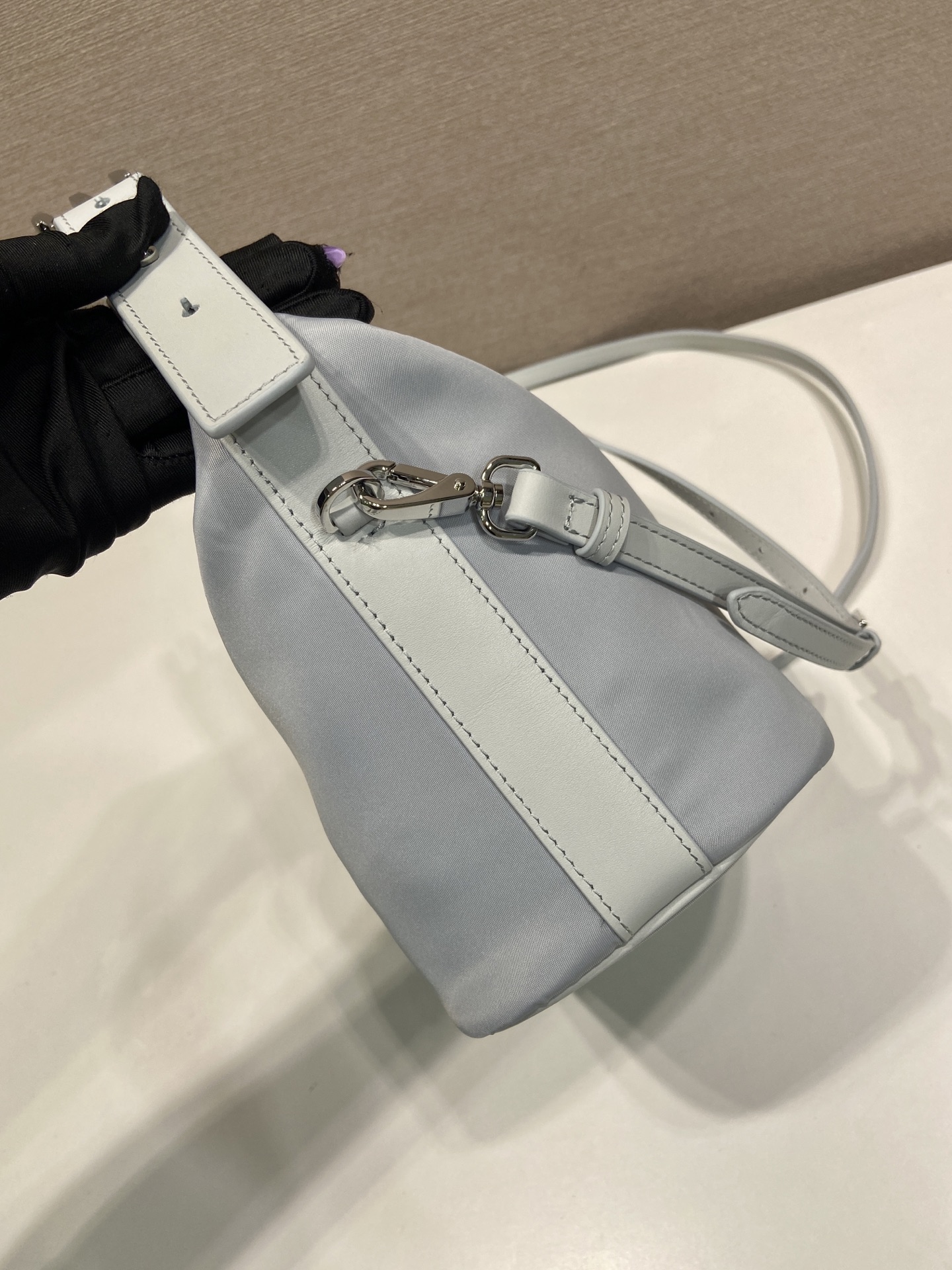 Pra*a Chérie Re-Nylon Mini Handbag-20*12*11CM