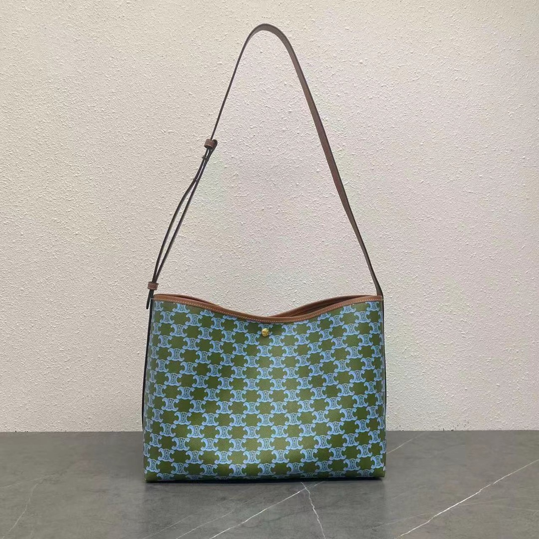Ce*line Triomphe Canvas Tote-32x14x24CM