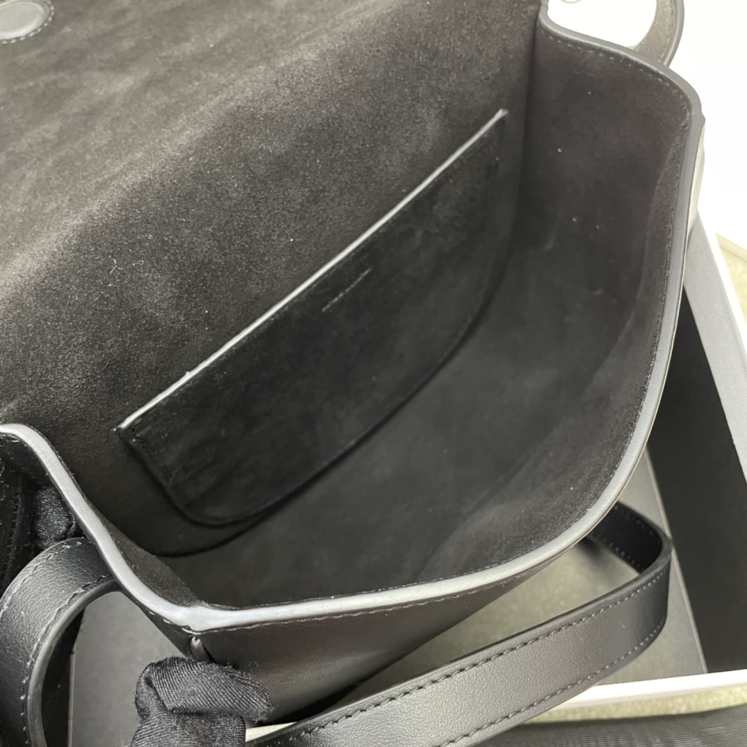 Ce**e folco cuir triomphe bag-18.5*15*7cm