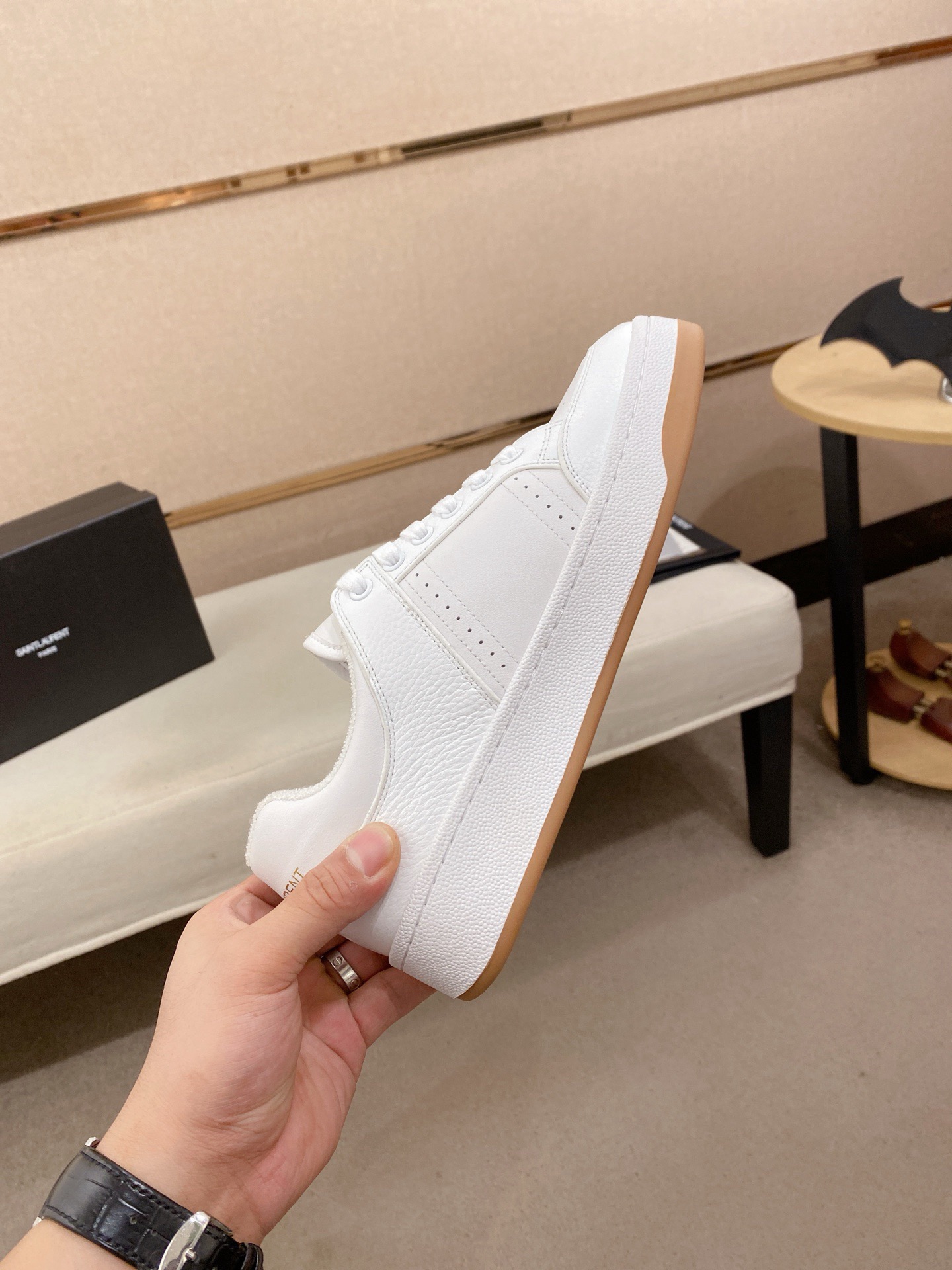 Sa1nt Lau*nt SL/61 leather Low-Top Sneakers