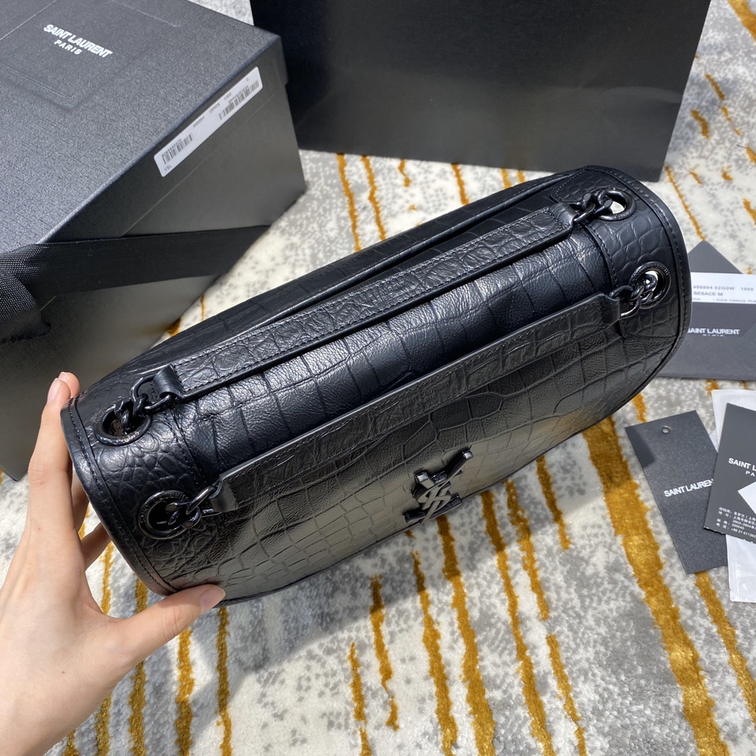 Y*L niki lambskin leather-22x16.5x7.5&28x20.5x8.5cm